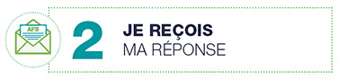 Infographie : Je reçois ma réponse