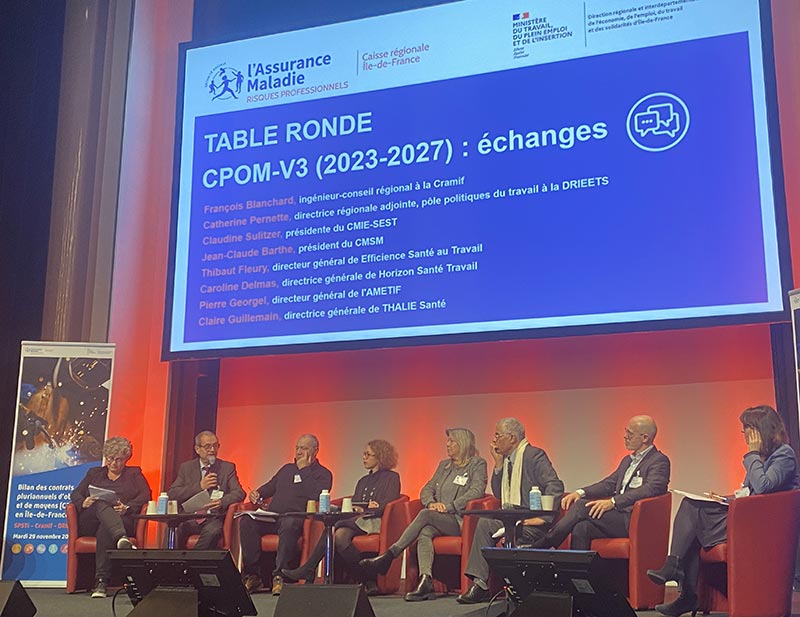 Illustration de la table ronde CPOM-V3 (2023-2027- Echanges - Colloque CPOM Ile-de-France du 29 novembre 2022