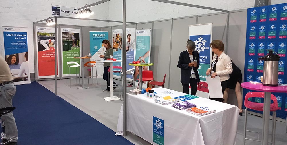 Congrès des maires stand Cramif - @Cramif