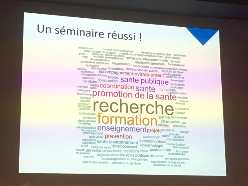 liste de mots clés, un séminaire réussi