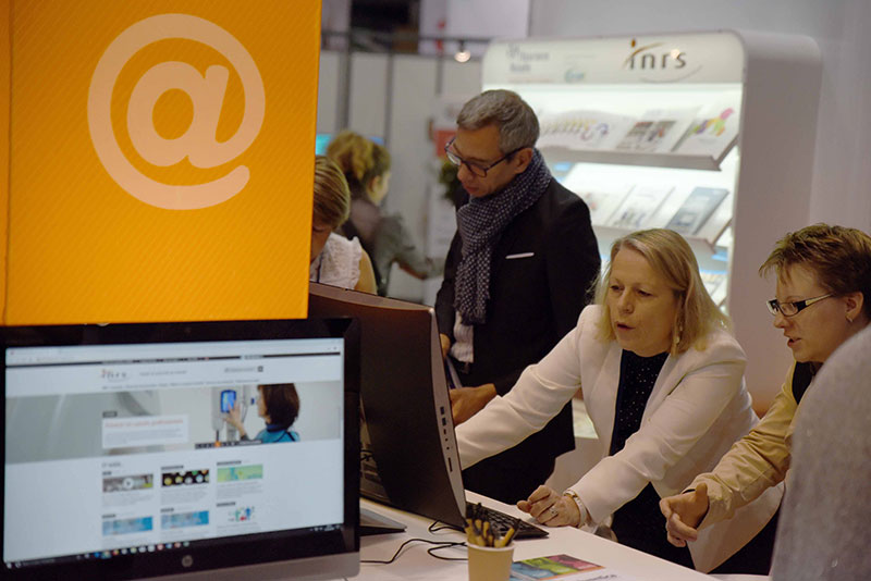 Préventica 2019 - Espace digital du stand institutionnel