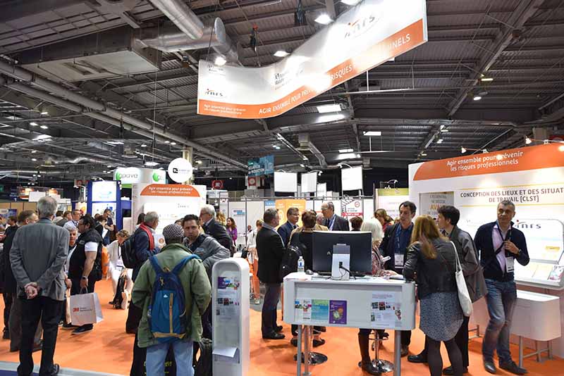 Préventica 2019 - Stand Assurance Maladie - Risques professionnels - Cramif - Inrs