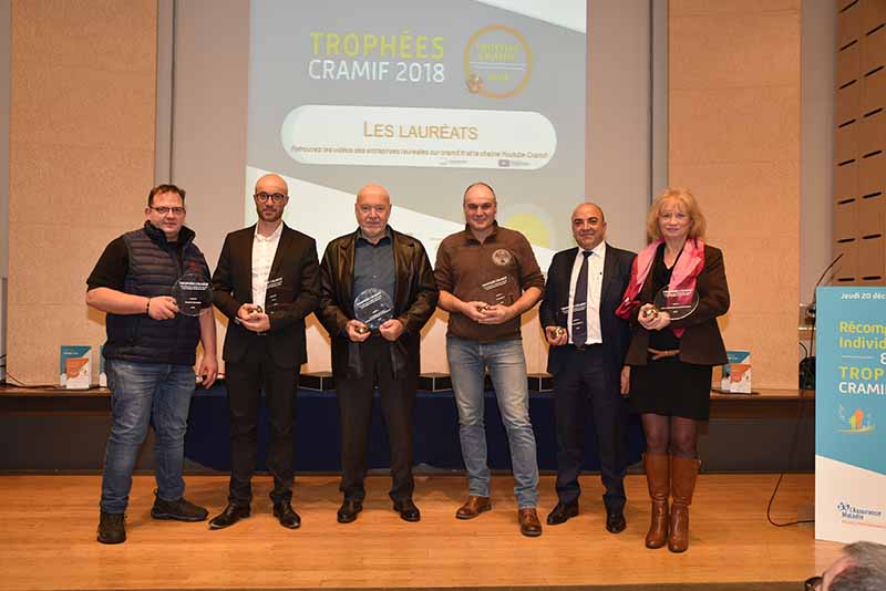 Les lauréats des trophées Cramif 2018