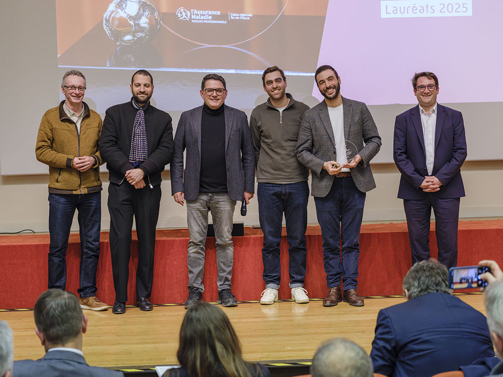 Photo des lauréats des Trophées Cramif 2025 - RÉGIE IMMOBILIÈRE DE LA VILLE DE PARIS (RIVP)