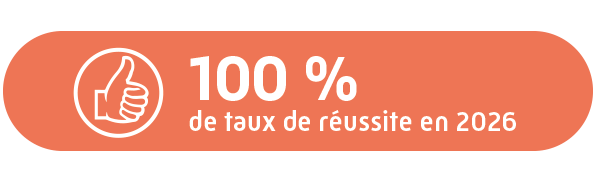 100% de taux de réussite en 2026